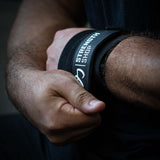 Heavy Black Wrist Wraps - IPF Approved – 60cm/90cm - Strength Shop