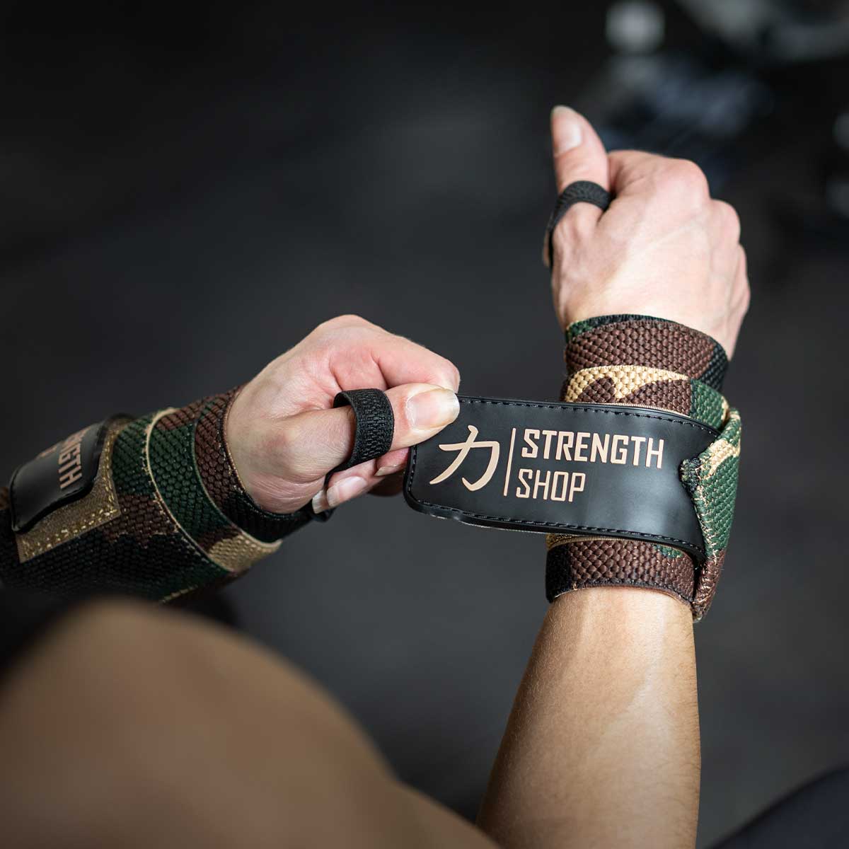 Heavy Wrist Wraps, Camo, 60CM - IPF Approved - Strength Shop