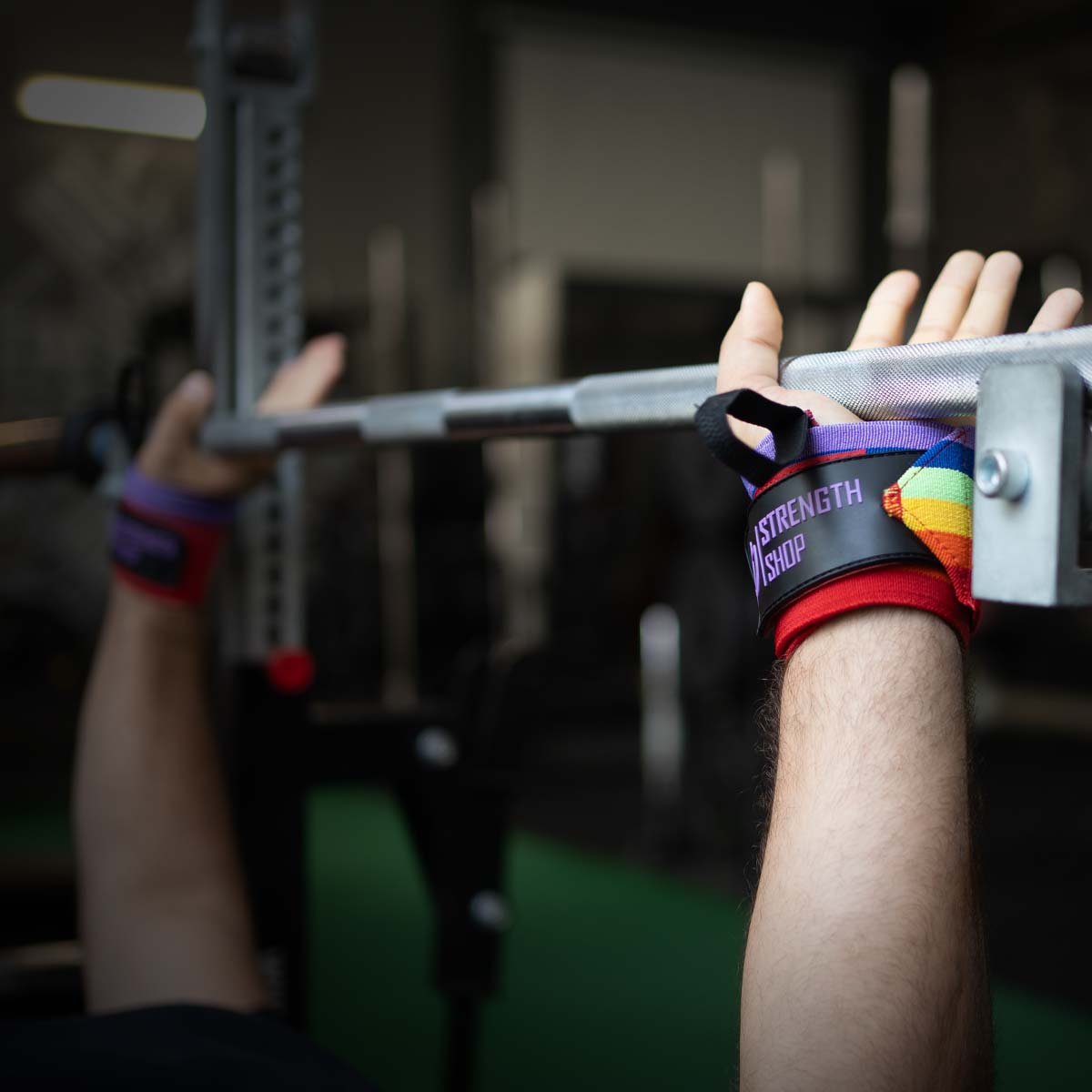 Heavy Wrist Wraps, Rainbow  - IPF Approved - Strength Shop