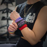 Heavy Wrist Wraps, Rainbow  - IPF Approved - Strength Shop