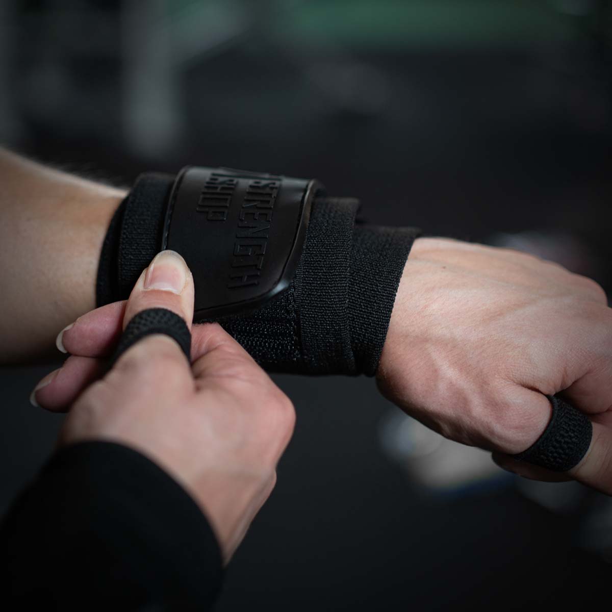 Super Heavy Wrist Wraps, Stealth, IPF Approved – 60cm/90cm - Strength Shop