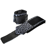 Light Wrist Wraps - Dark Leo Print – 30cm/60cm - Strength Shop
