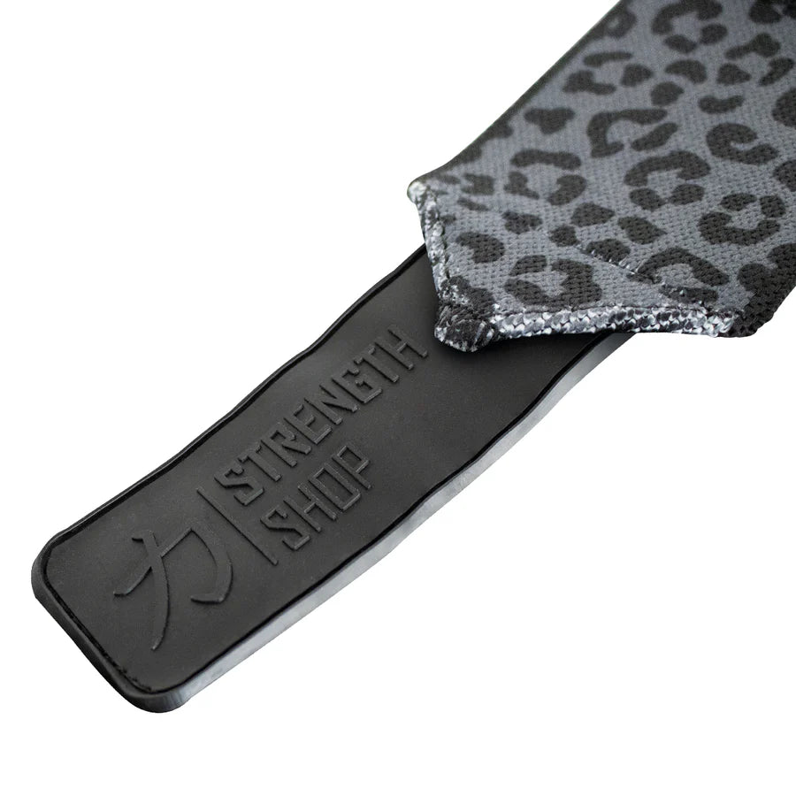Light Wrist Wraps - Dark Leo Print – 30cm/60cm - Strength Shop