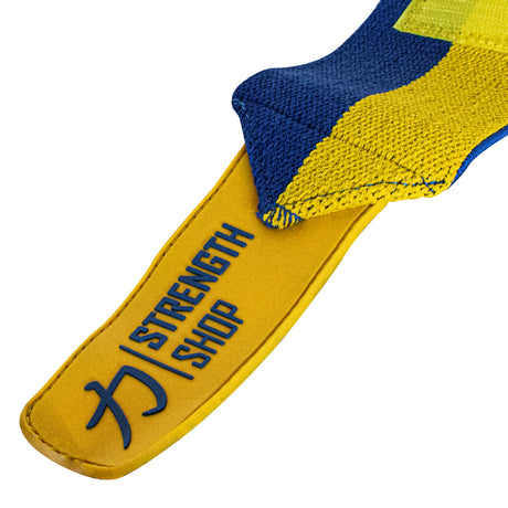 Ukraine Charity Wrist Wraps, 60cm - Medium, IPF Approved - Strength Shop