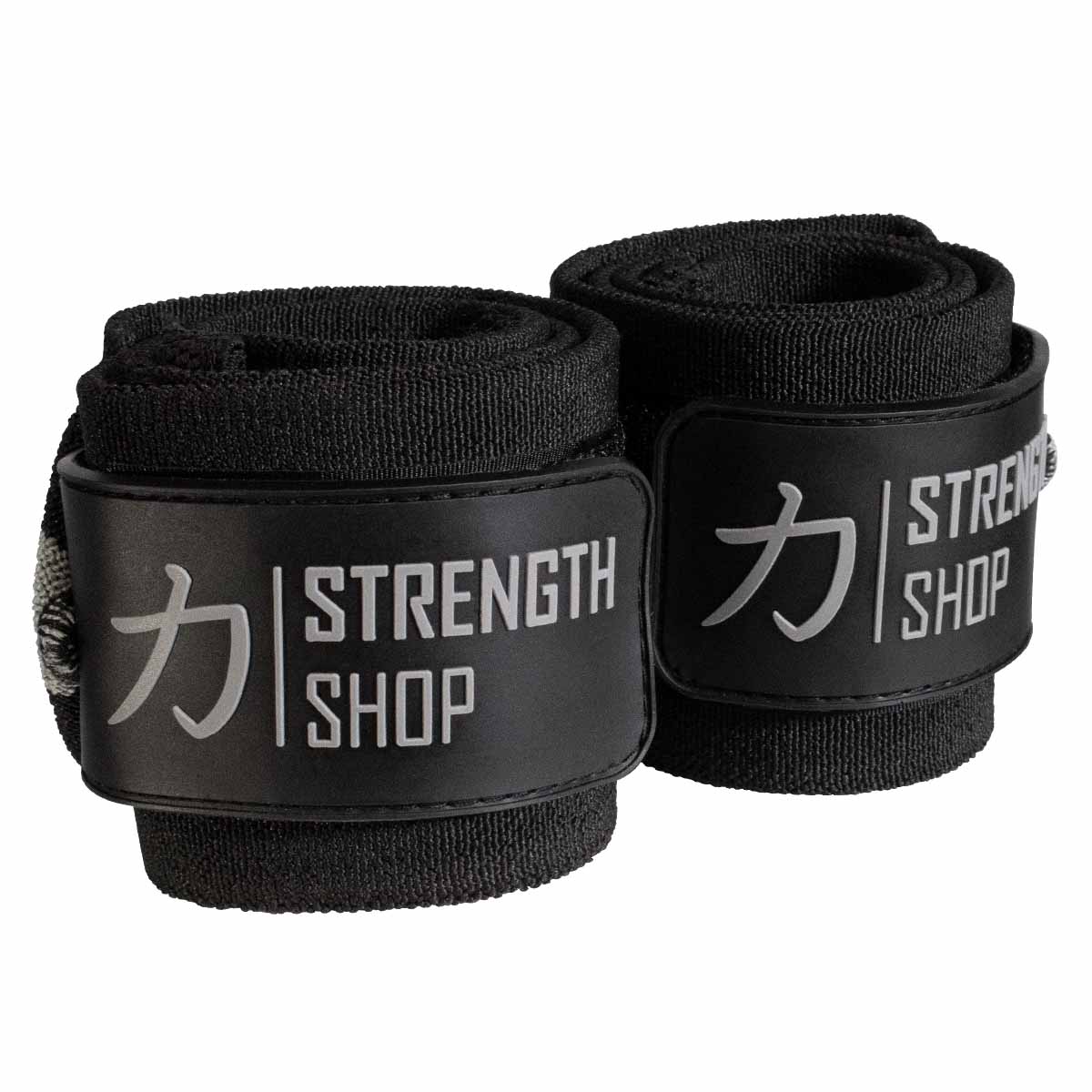 Super Heavy Wrist Wraps, Black-Grey, IPF Approved – 60cm/90cm - Strength Shop