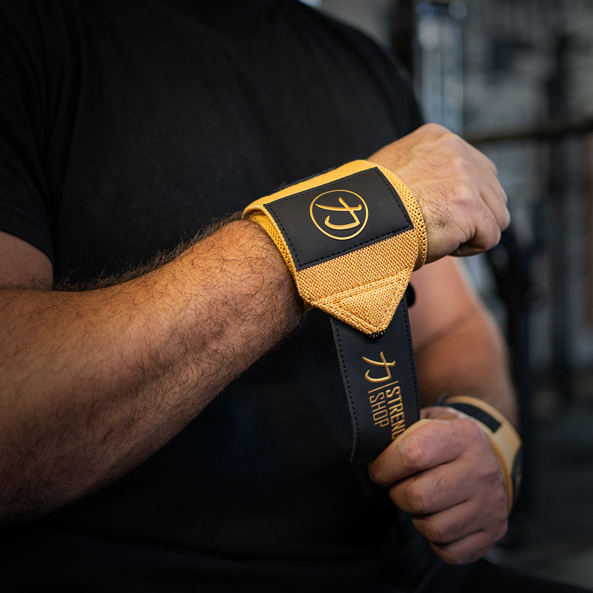 Gold PRO Wrist Wraps – Medium, 30cm/60cm or 90cm, IPF Approved - Strength Shop