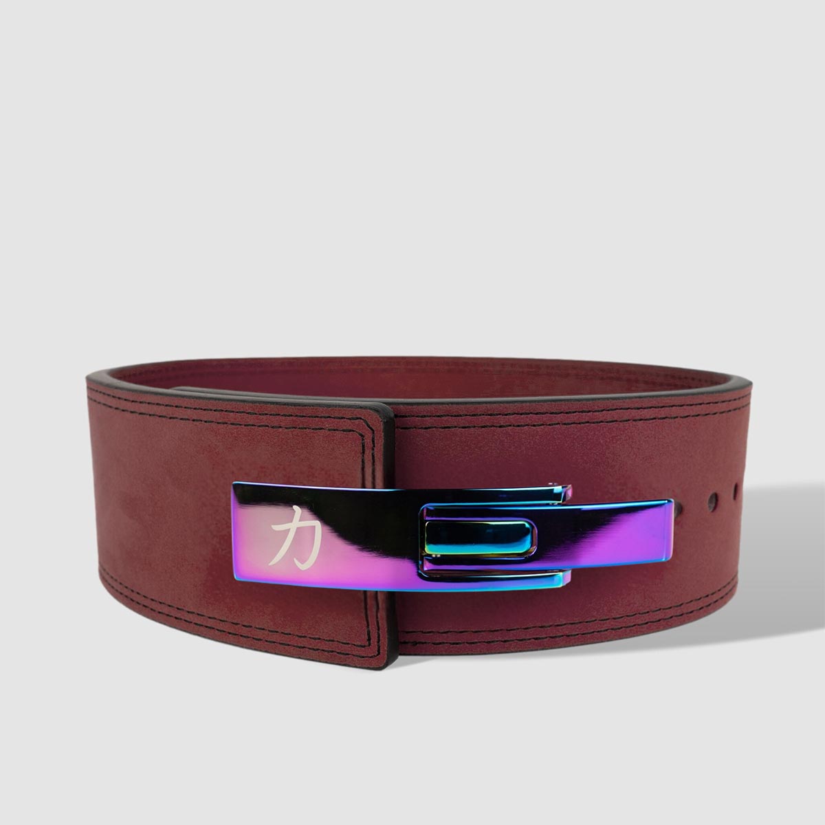 Wine-Red Lever Belt, 10mm - IPF Approved - Strength Shop
