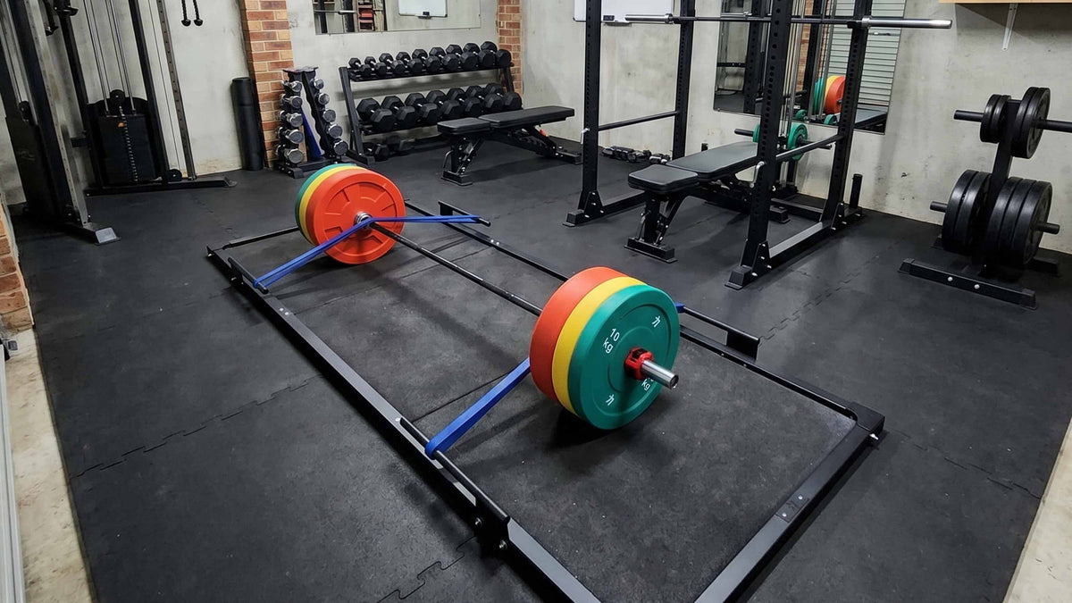 Deadlift Platform with Band Pegs