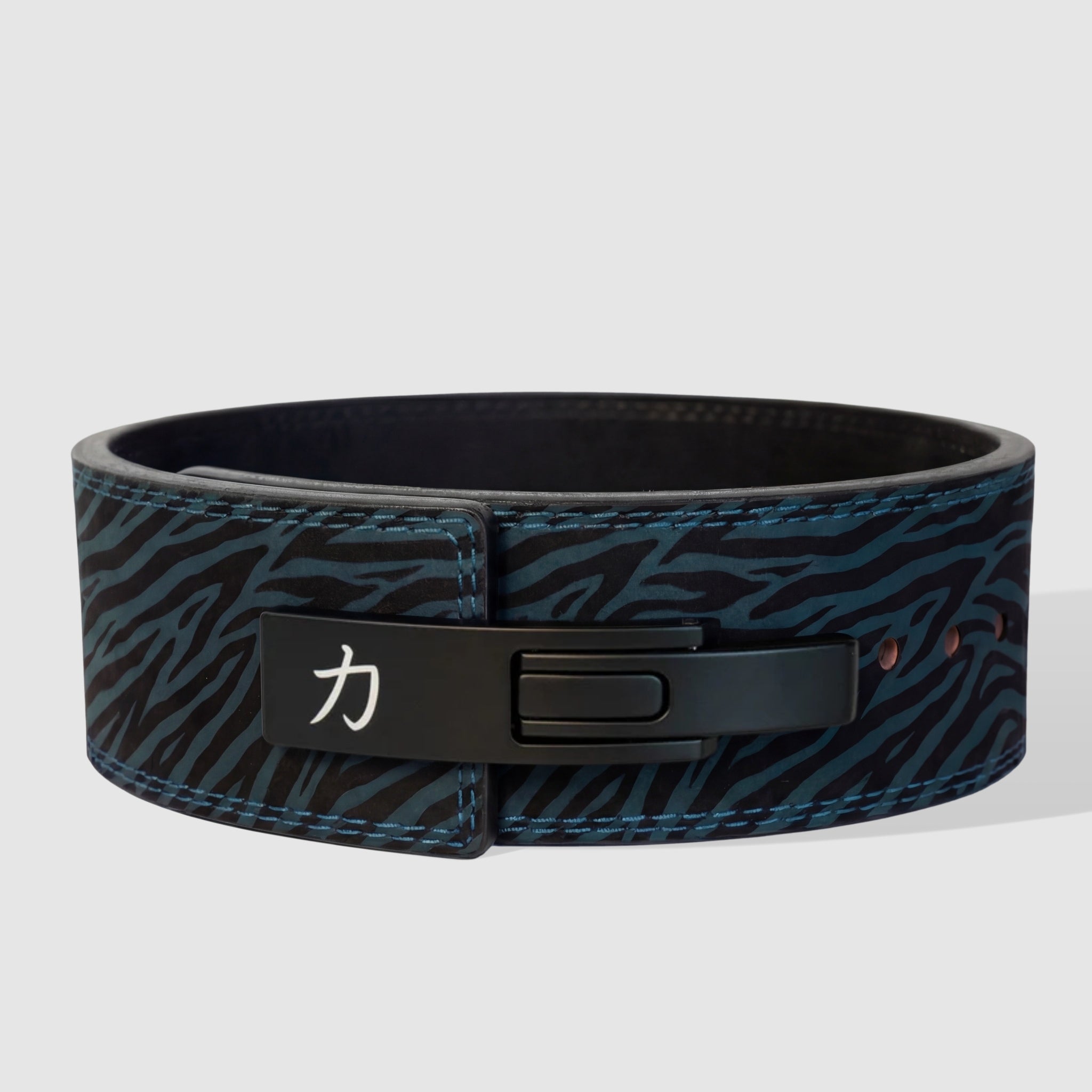 HERMETIC belt Blue LEX着用 Blue Tiger Print Lever Belt, 10mm - IPF Approved – Strength Shop