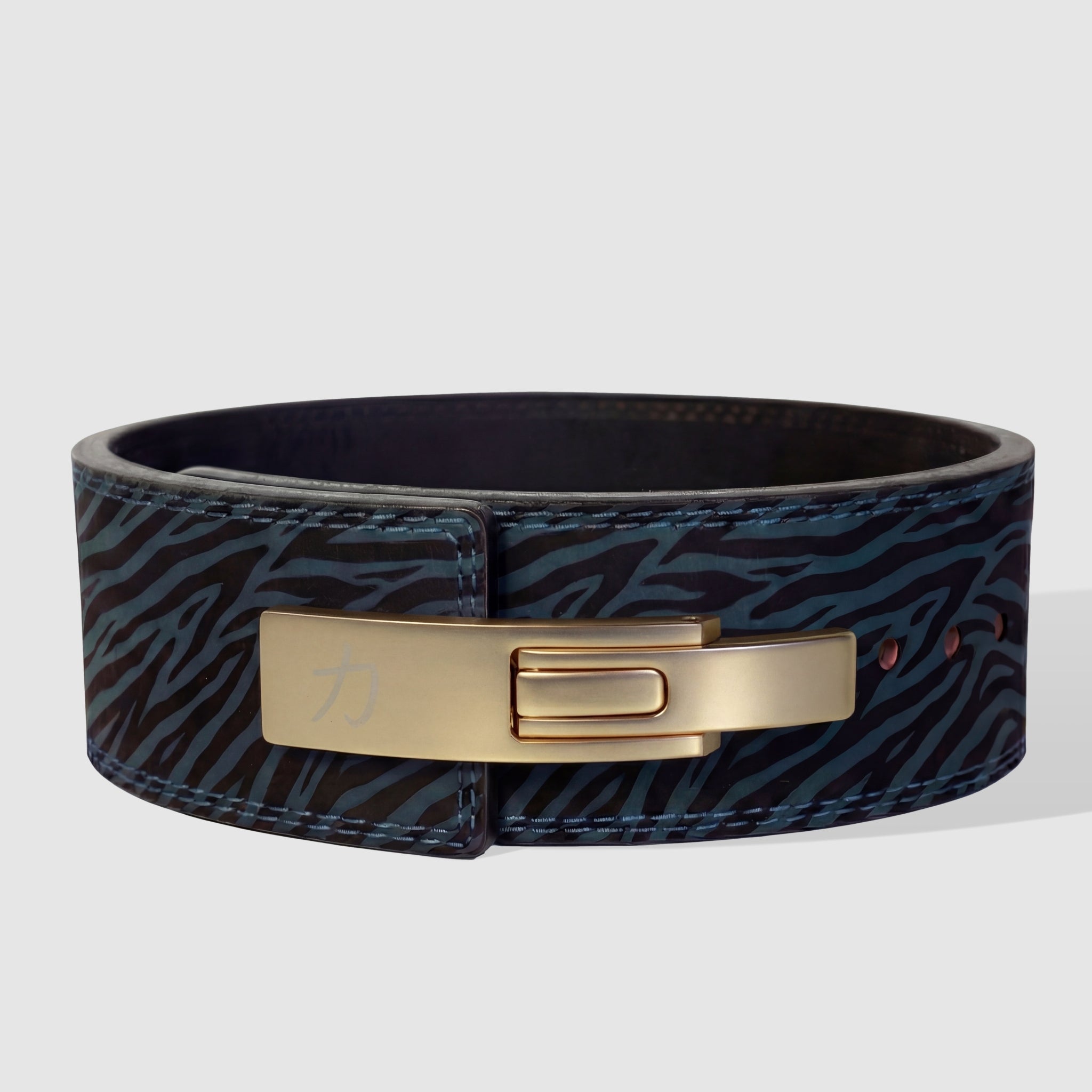 Blue Tiger Print Lever Belt, 10mm - IPF Approved – Strength Shop