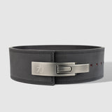 Dark Grey Lever Belt, 10mm - IPF Approved - Strength Shop