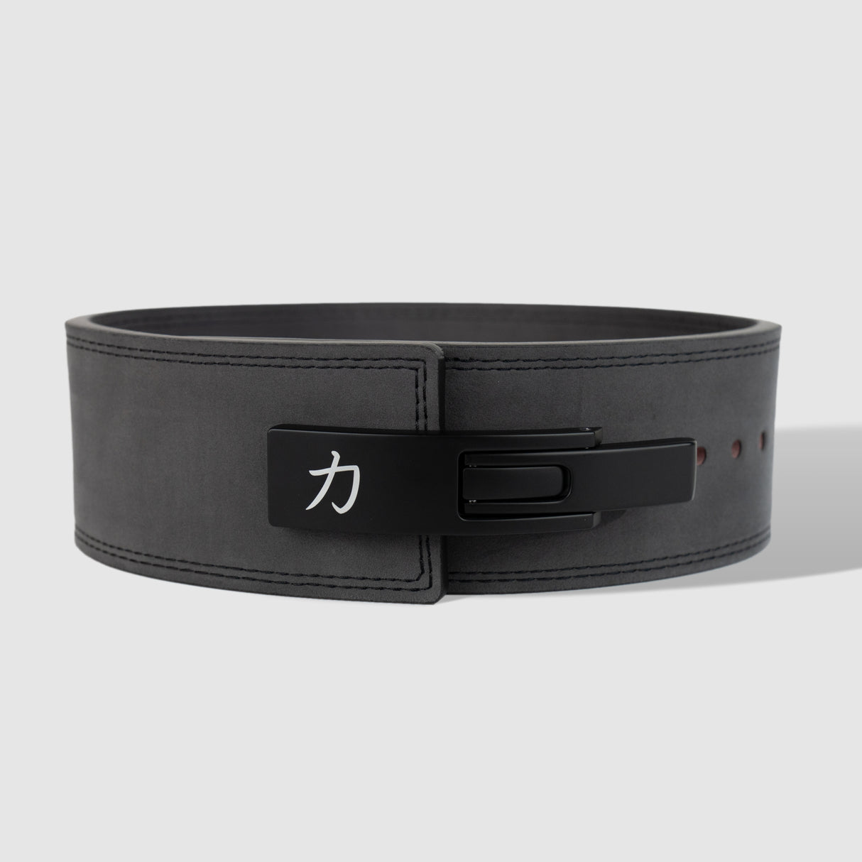 Dark Grey Lever Belt, 10mm - IPF Approved - Strength Shop