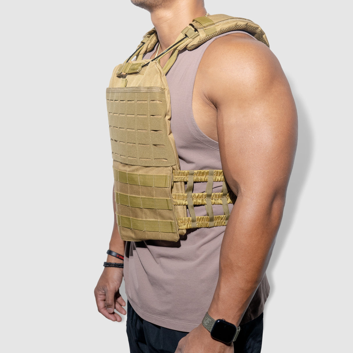 Tactical Plate Carrier Vest – 8kg, 10kg or 15kg - Strength Shop