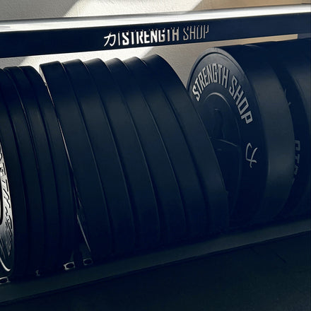 Plate Storage Bench - Strength Shop