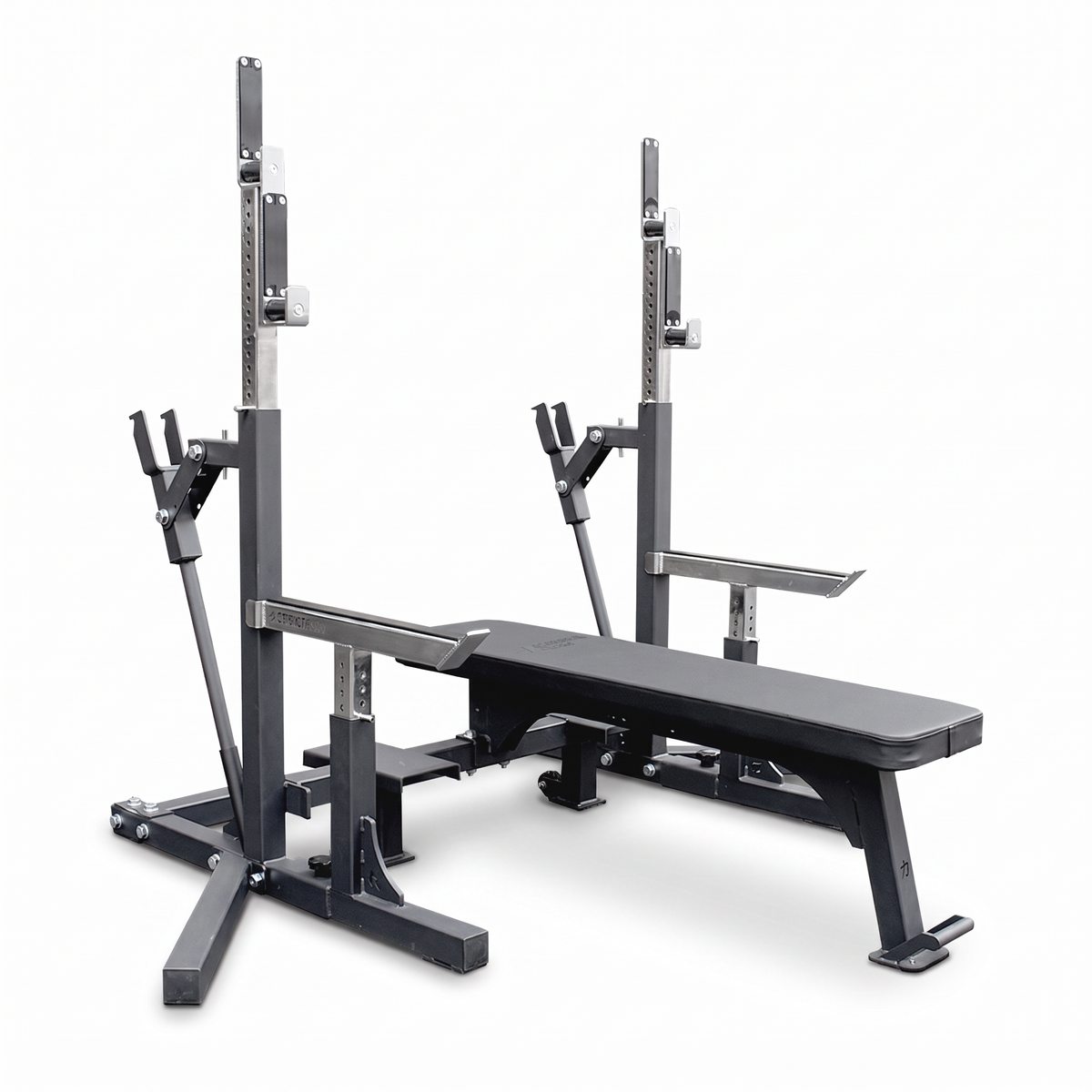Riot Combo Rack V2 – Squat & Bench Press Combo Rack (built to IPF specifications) - Strength Shop