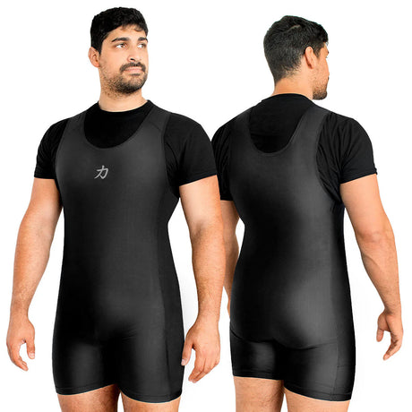 Black Singlet with Grey Logo, Unisex – IPF Approved - Strength Shop