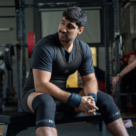 Black Singlet with Grey Logo, Unisex – IPF Approved - Strength Shop