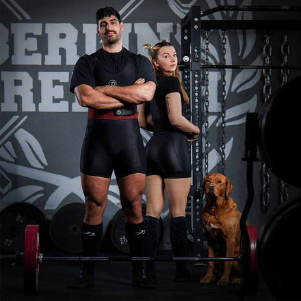 Women's Singlet, Black with Grey Logo – IPF Approved - Strength Shop