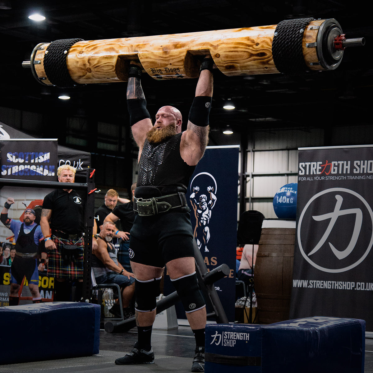 Strength Shop 7mm Inferno Neoprene Elbow Sleeves - Black (Pair) - Strength Shop