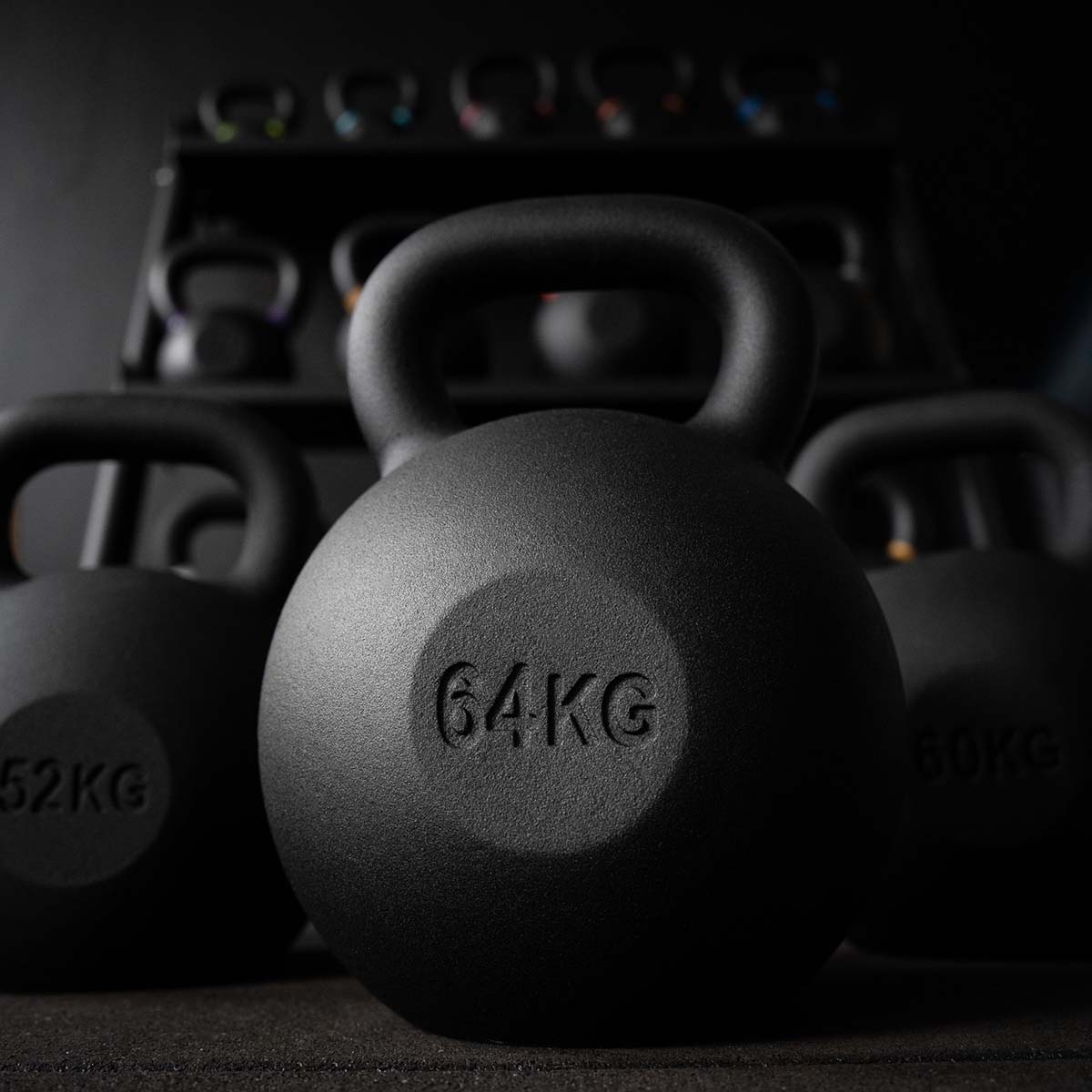 Kettlebell in ghisa Strength Shop – stampo unico, rivestito a polvere, 4-64KG
