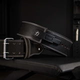 Embossed Black Lever Belt, 13mm - IPF Approved