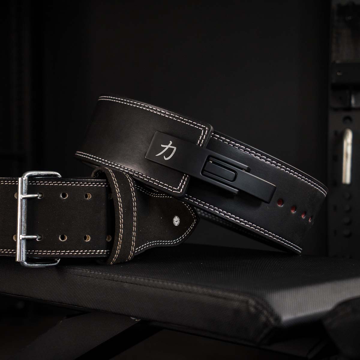 Embossed Black Lever Belt, 13mm - IPF Approved