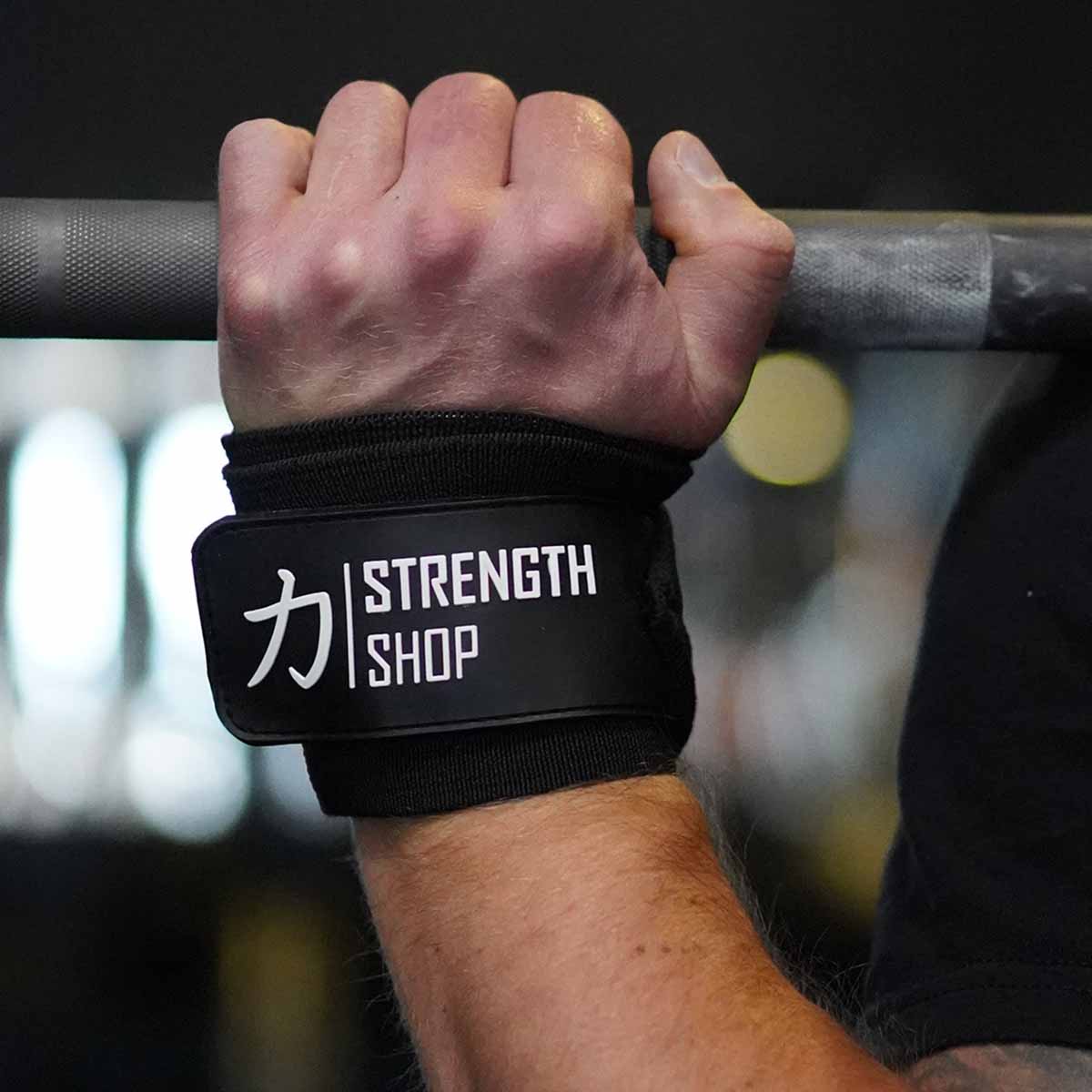 Heavy Black Wrist Wraps – Strength Shop