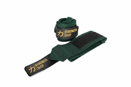 Green Wrist Wraps, Medium- 30cm/60cm - Strength Shop