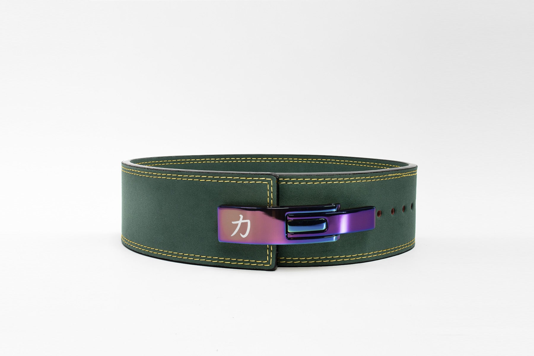 Vintage Green Lever Belt, 13mm - IPF Approved - Strength Shop