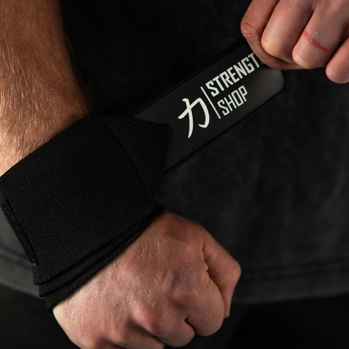 Black Wrist Wraps, Light, 30 cm – Strength Shop
