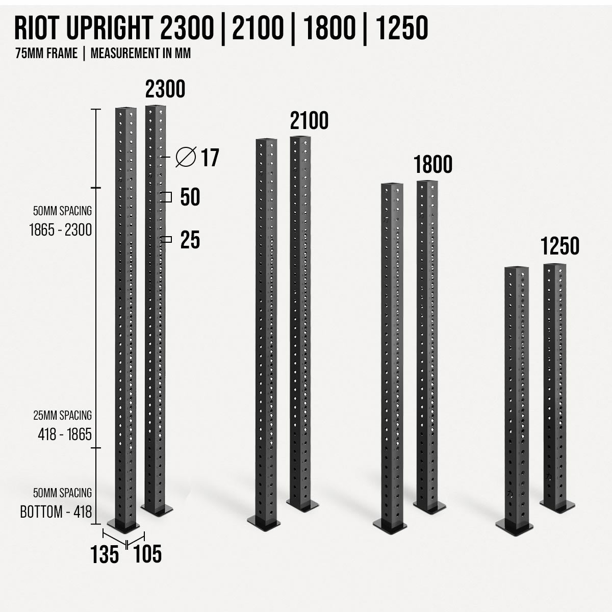 Riot MRR 75 | Uprights