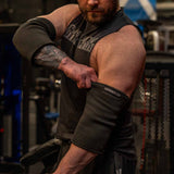 Double Ply Elbow Sleeves, Black - Strength Shop