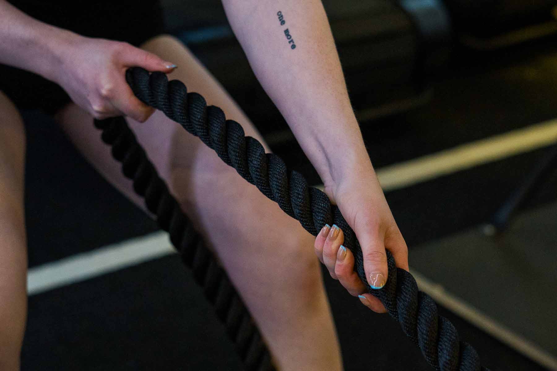 Power Rope 15m Heavy Duty Zugseil für Schlitten & Krafttraining
