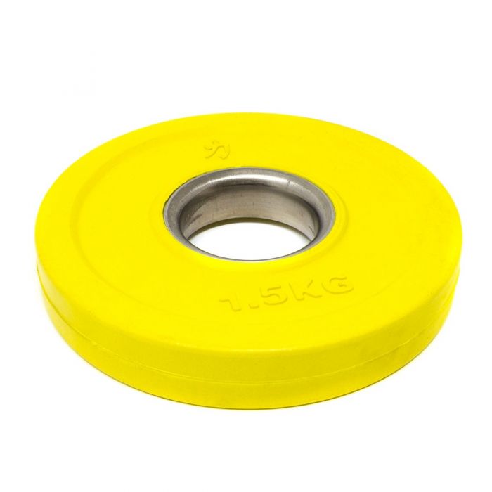Rubber Coated Fractional Plate Set, Coloured - 15KG - Strength Shop