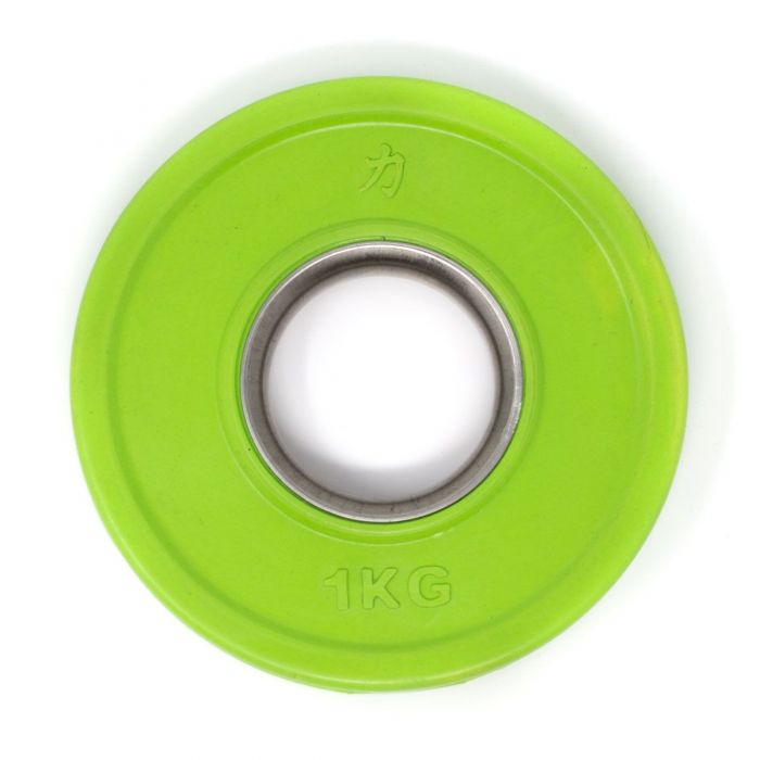 Rubber Coated Plates - Coloured 0.5kg - 5kg - Strength Shop