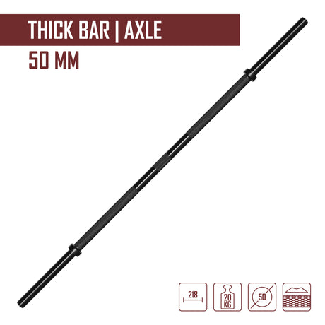 B-WARE Thick Bar/Axle - 50MM - Strength Shop