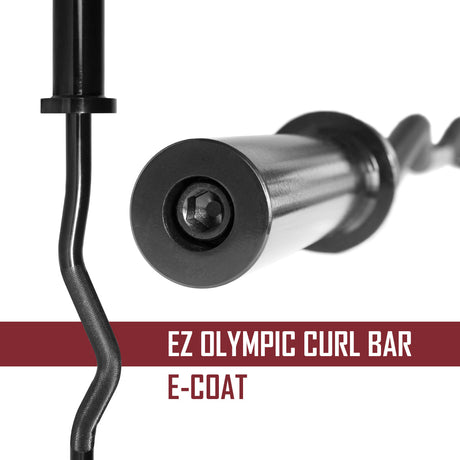 EZ Olympic Curl Bar, 6.7KG - E-Coat (B-WARE) - Strength Shop