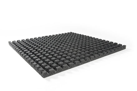 B-WARE Granuflex Rubber Flooring - Home Gym Tile 50cm X 50cm x 15mm - Strength Shop