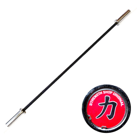 B-WARE Youth Weightlifting Bar, Spring Steel Shaft, Needle Bearings - 10KG - Strength Shop