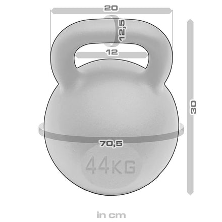 Strength Shop Cast Iron Kettlebells - Single Mould, Powder Coated, 4-64KG - Strength Shop