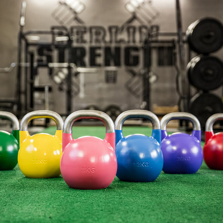 B-WARE Stainless Steel Competition Kettlebells - 20KG - Strength Shop