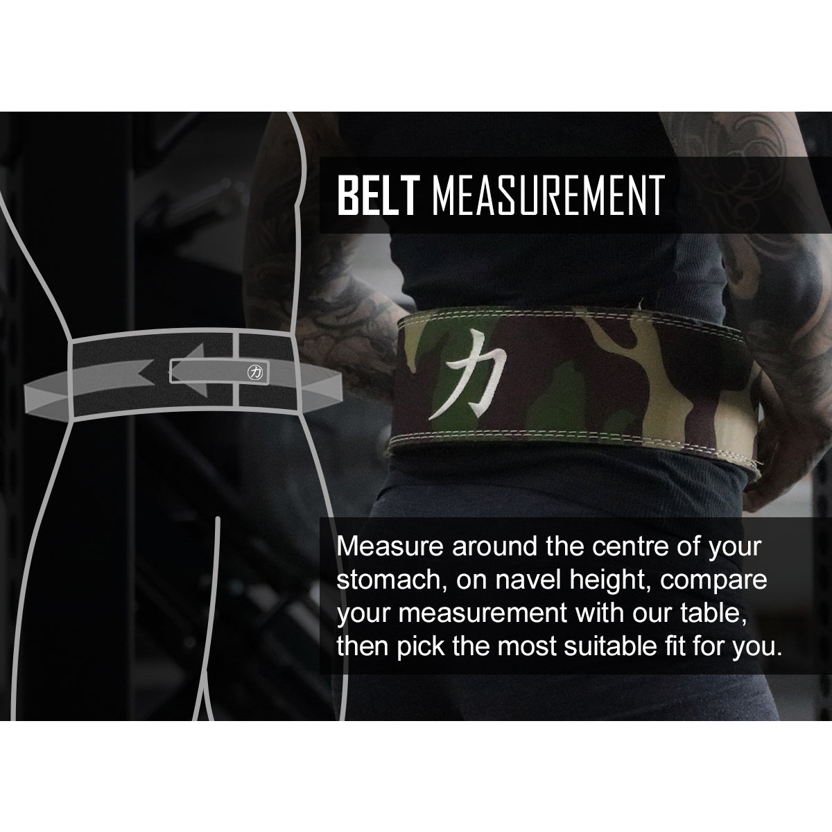 Webbing Deadlift Belt / Back Support Grey/Black - Strength Shop